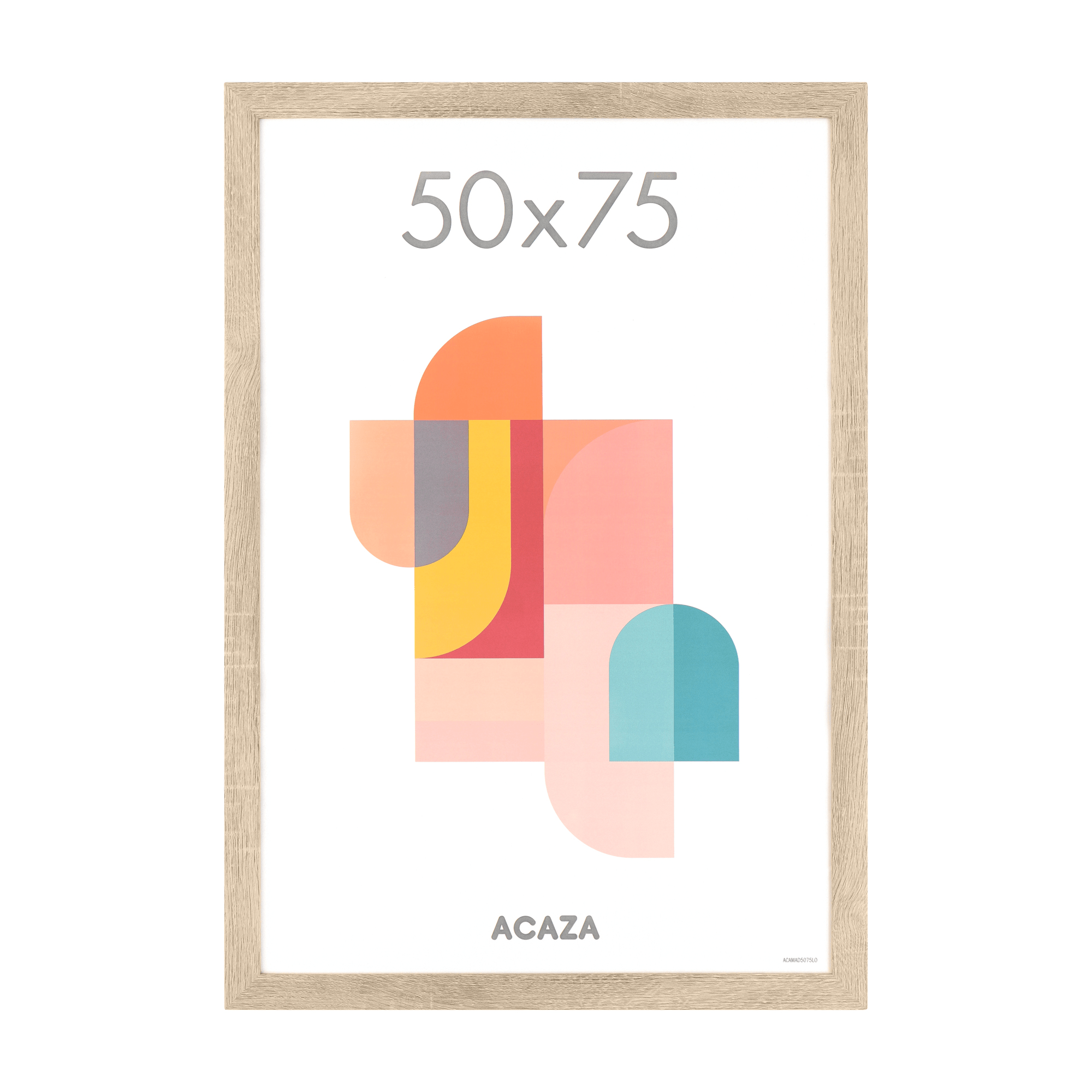 Fotorahmen - Fotorahmen - 50x75 cm - MDF-Holz - Helle Eiche