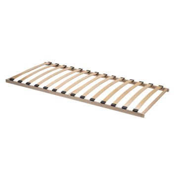 Stabiler Lattenrost 90 x 190 cm, Holzlatten aus 100% Buche, Kopfteil nicht verstellbar, für jedes Bett und jede Matratze kompatibel, 14 Federleisten,