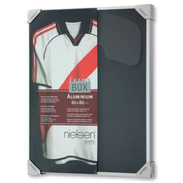 Nielsen - Framebox für T-Shirt - 60 x 80 cm - Silbergrau