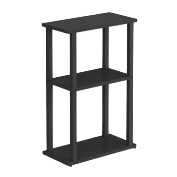 Beistelltisch - kleines Tischchen - schwarz - 40 x 20 x 58,5 cm (L x B x H) - Industrietisch - Sofatisch - Beistelltische