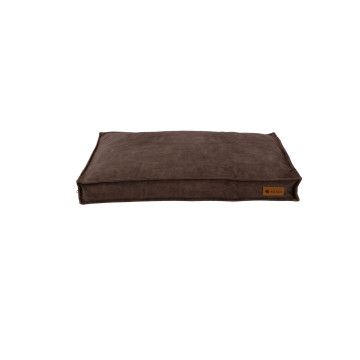 Hundekissen – Hundekorb – Hundebett – 75 x 50 cm – Braun – 100 % recyceltes Material – Waschbar