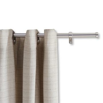 Ausziehbare Gardinenstange - Verstellbare Vorhangstange - Stange von 240 - 340 cm - Silber