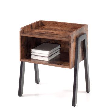 Nachttisch - Vintage-Look - 46x52x35 cm - Vintage braun
