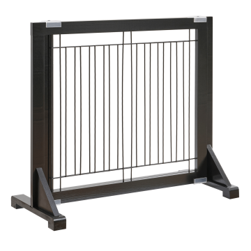 Hundegitter – Treppengitter für Hunde – 108 × 61 × 31 cm – schwarz
