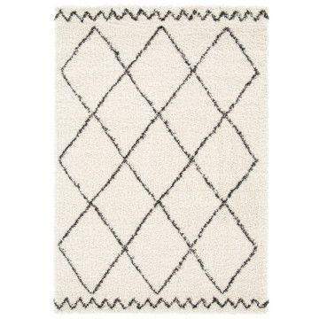 Teppich – modern – 120 x 170 cm – Berber – Creme