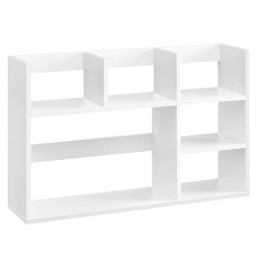 Aufbewahrungsschrank – Bücherregal – Bücherschrank – 80 x 20 x 50 cm – flexibel platzierbar – weiß