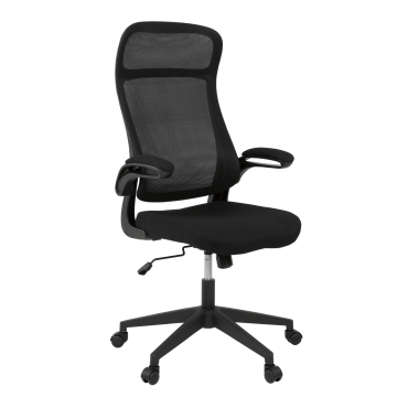 Bürostuhl – ergonomisch – schwarz – Bürostühle für Erwachsene – vollständig verstellbar