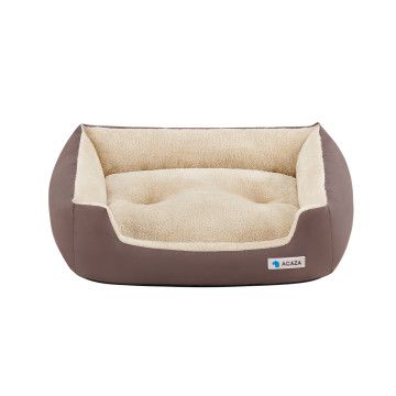 Hundekorb – Hundebett – Medium – 70 x 55 x 21 cm – Braun