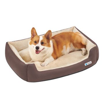 Hundekorb - Hundebett - Hundekörbe - 85 x 65 x 21 cm - Braun