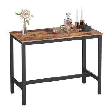 Mittelhoher Bartisch - Vintage - 120x90x60 cm - Vintage braun