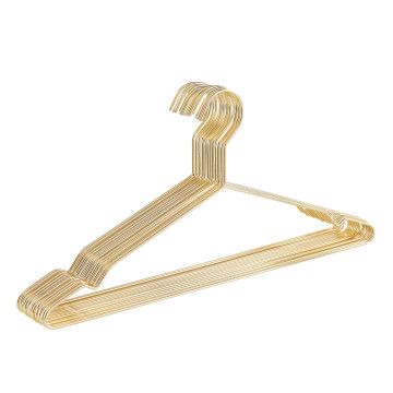 20 Metallkleiderbügel, ultradünne und platzsparende Kleiderbügel, Gold