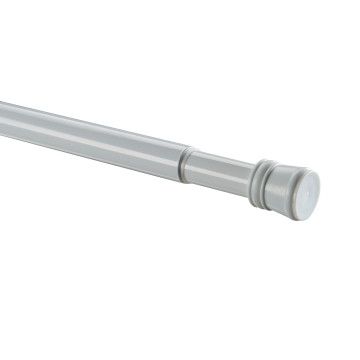 Duschvorhangstange, verstellbar von 140 bis 260 cm, weiß