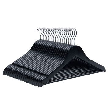 Kleiderbügel – 20 Stück – Baby/Kinder – 100 % FSC-Zertifiziertes Nachhaltiges Holz – Schwarz