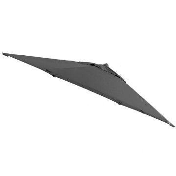 Easysol - hexagonales Sonnenschirmtuch - Ø 250 cm - grau